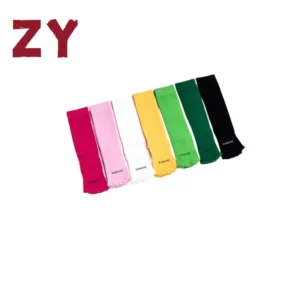 Custom logo knee‑high yoga pilates socks for fitness studio