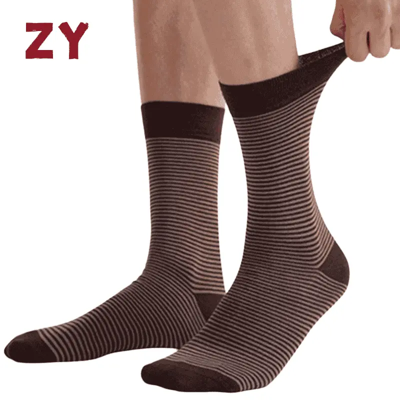 Custom men cotton suit socks factory bulk wholesale