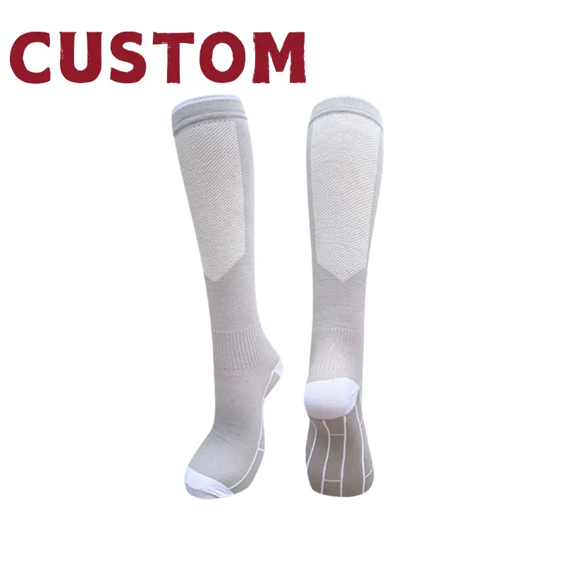 Navy custom compression sport socks ankle support