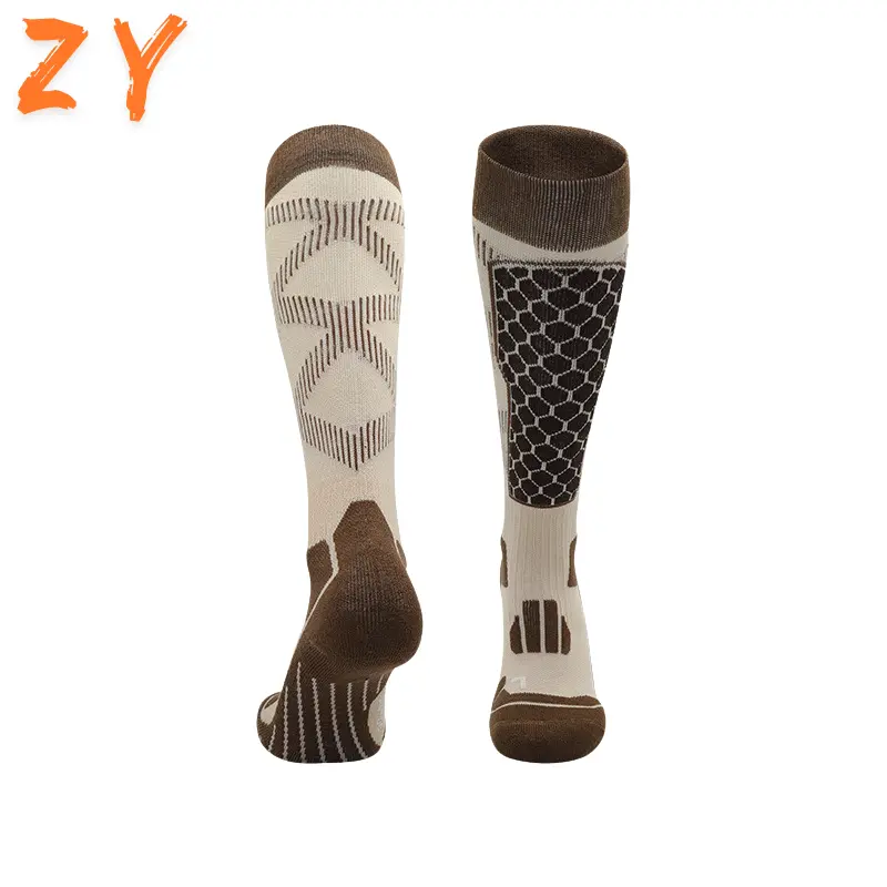 OEM custom logo wool ski socks wholesale