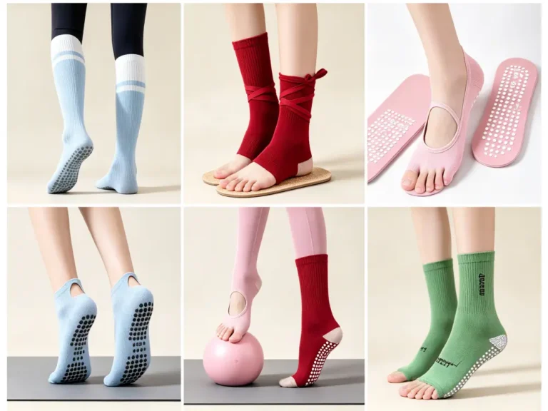 OEM custom pilates yoga grip socks manufacturer bulk wholesale