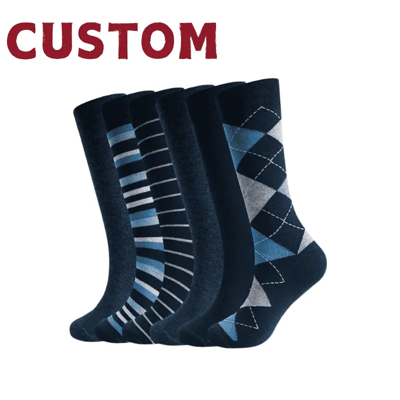 Wholesale custom men formal suit socks factory supplier