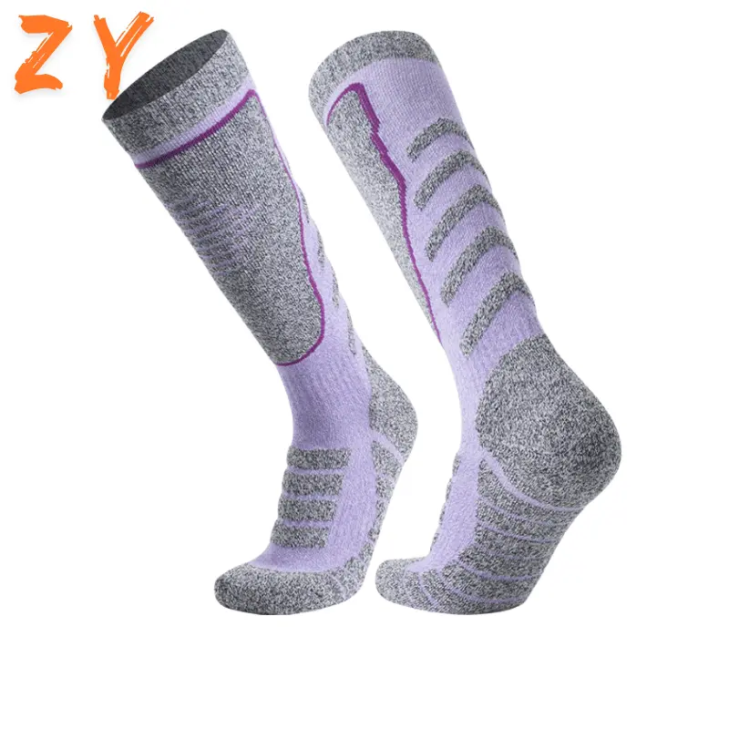 custom outdoor cotton ski socks manufacturer