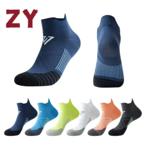 Breathable blister‑resistant athletic running socks for marathon training