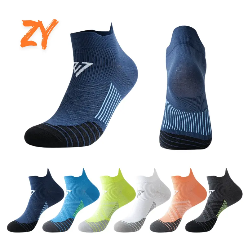 OEM custom logo compression running socks