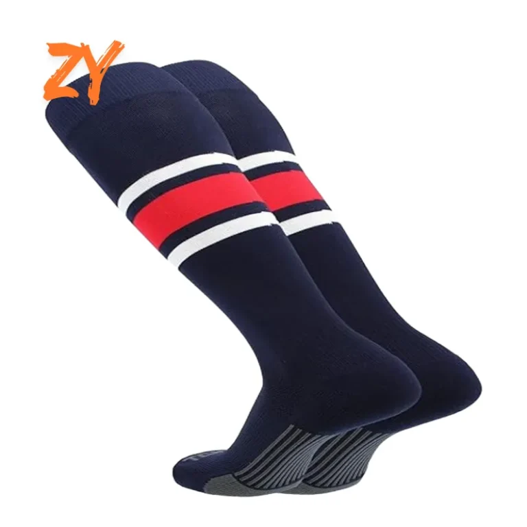 Custom Baseball Striped Socks with Logo 3 Custom Baseball Striped Socks with Logo