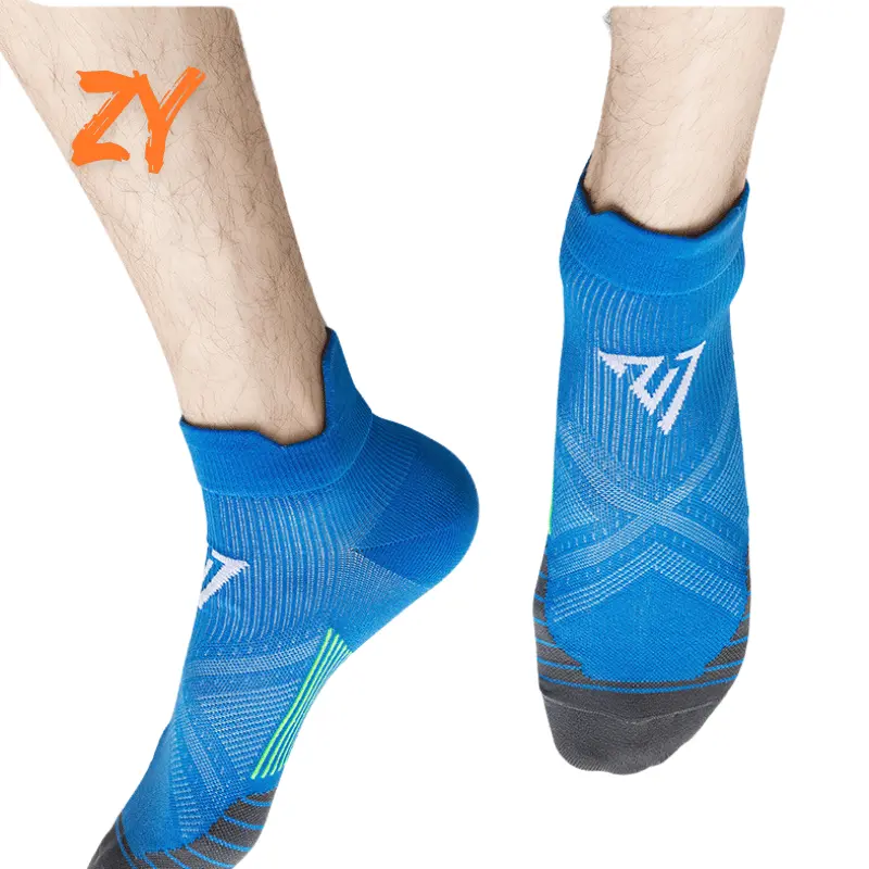 breathable mesh custom low cut athletic running socks